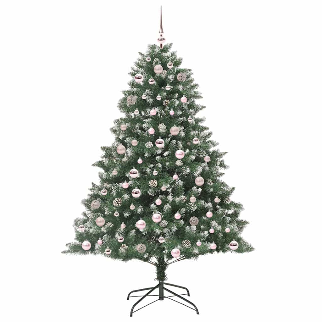 Artificial Christmas Tree with Stand Green 126 x 126 x 180 cm